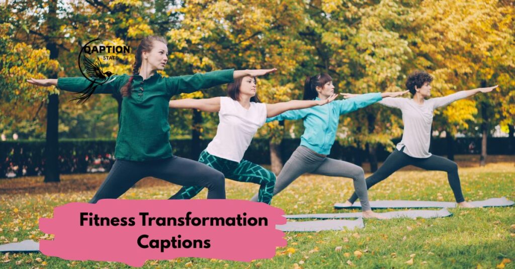 Fitness Transformation Captions