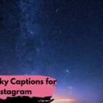 Night Sky Captions for Instagram