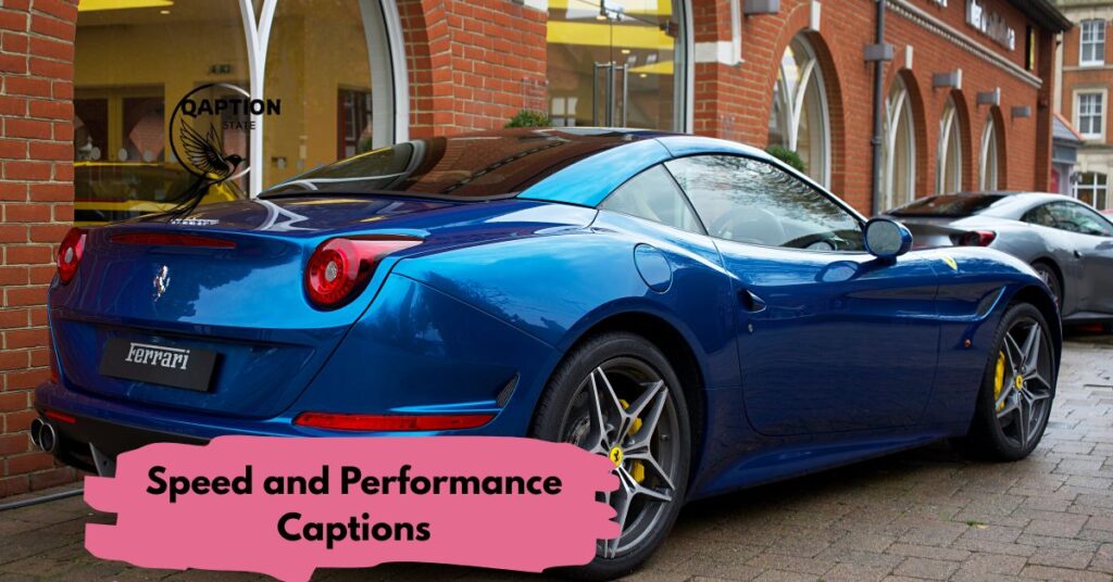 Speed and Performance Captions