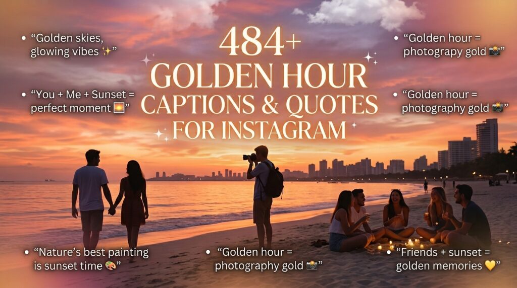 Aesthetic Golden Hour Captions