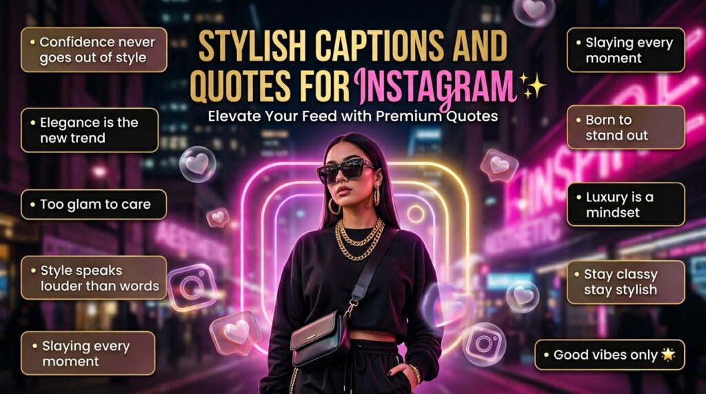 Aesthetic Stylish Captions for Instagram
