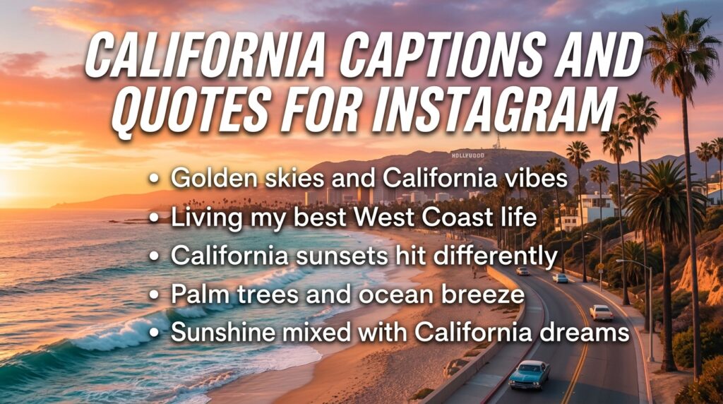 Beach California Captions