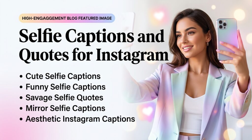 Best Selfie Captions and Quotes for Instagram