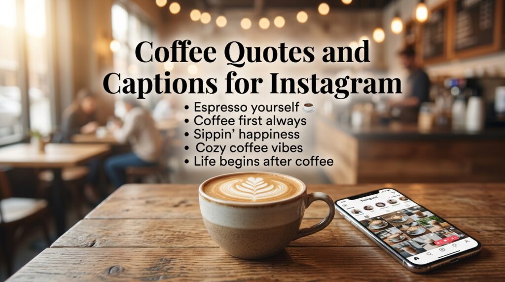 Coffee Quotes and Captions for Instagram