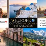 Europe Captions and Quotes for Instagram