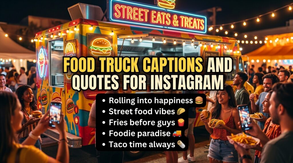 Food Truck Festival Captions
