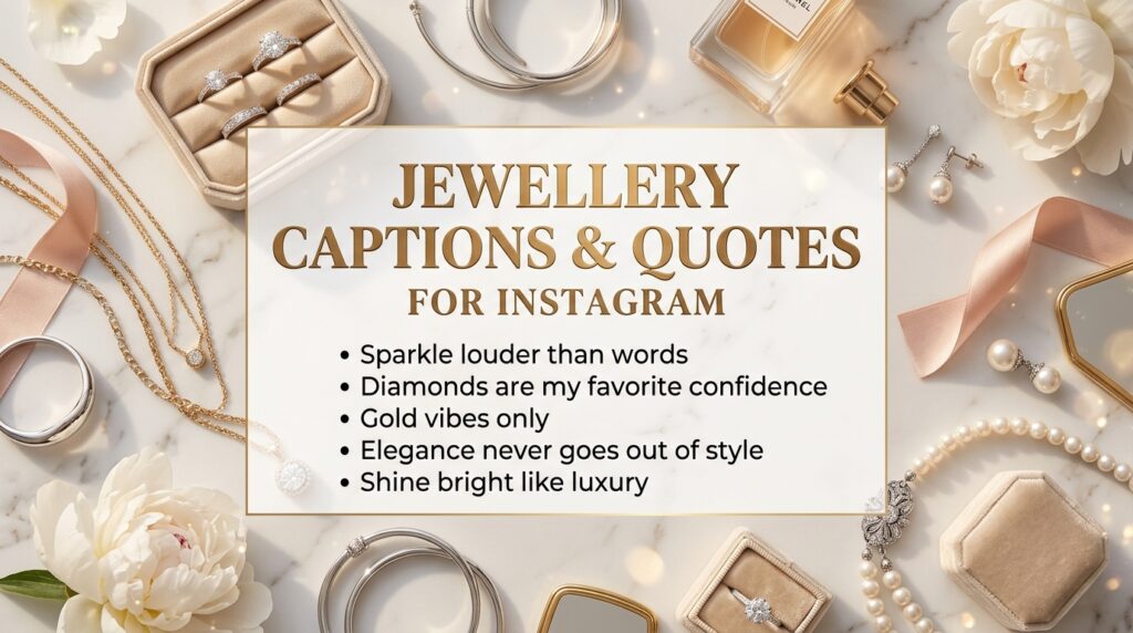 Gold Jewellery Captions for Instagram