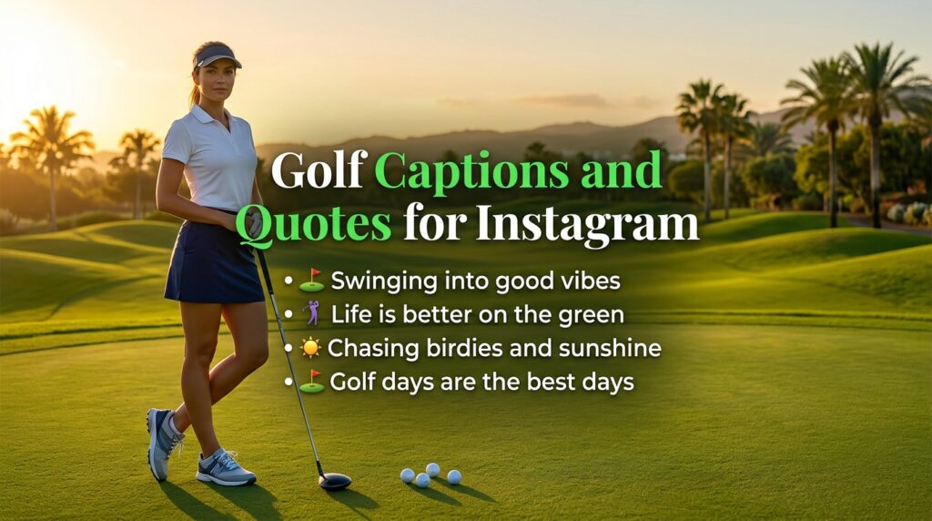 Golf Captions and Quotes for Instagram