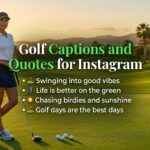 Golf Captions and Quotes for Instagram