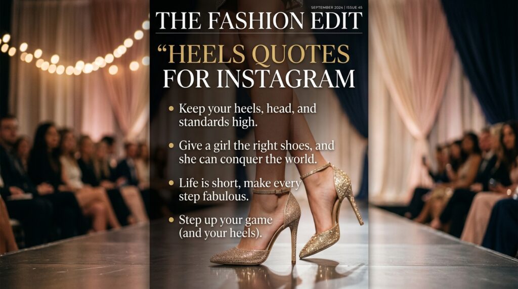 Heels Quotes for Instagram