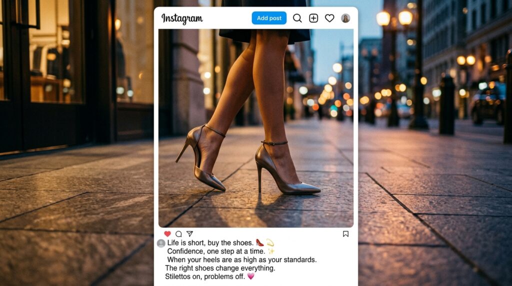 High Heel Captions and Quotes for Instagram