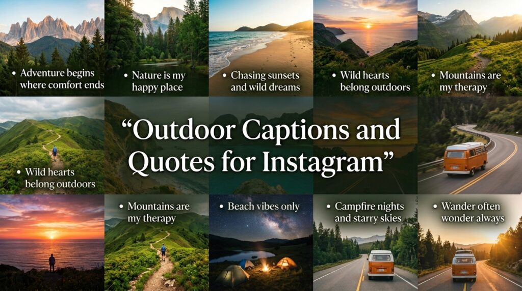 Hiking Captions for Instagram