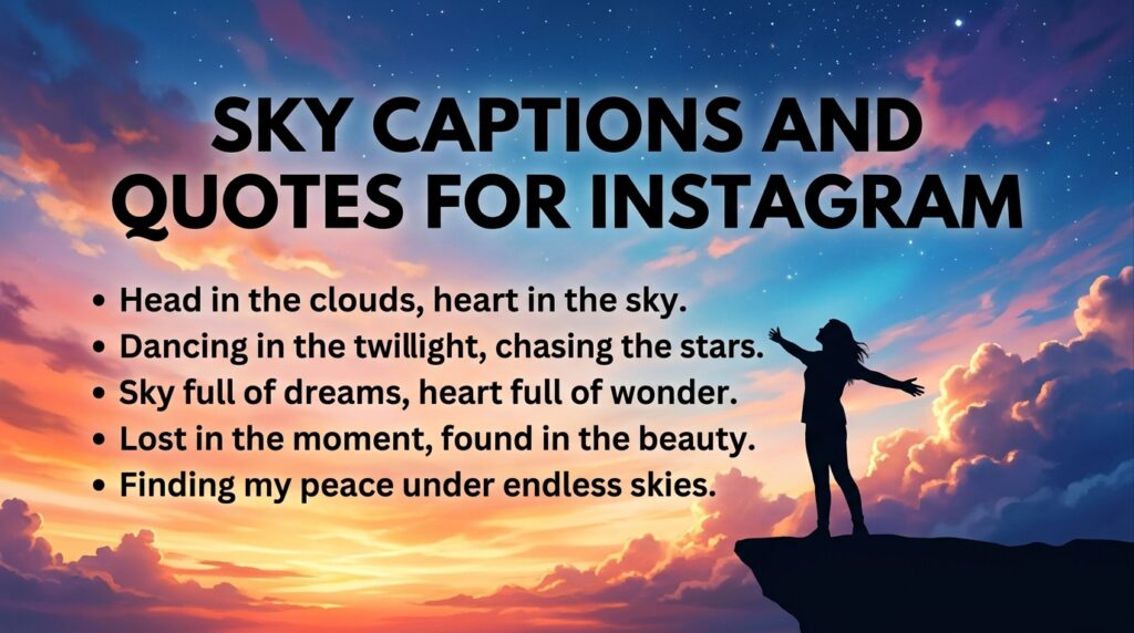 Night Sky Captions