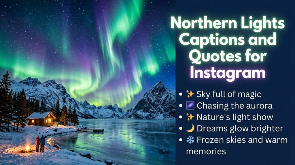 Northern Lights Travel Captions