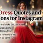 Red Dress Quotes and Captions for Instagram