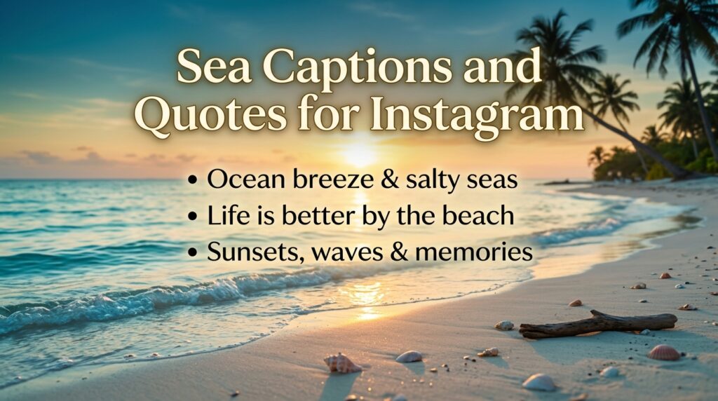 Sea Captions and Quotes for Instagram