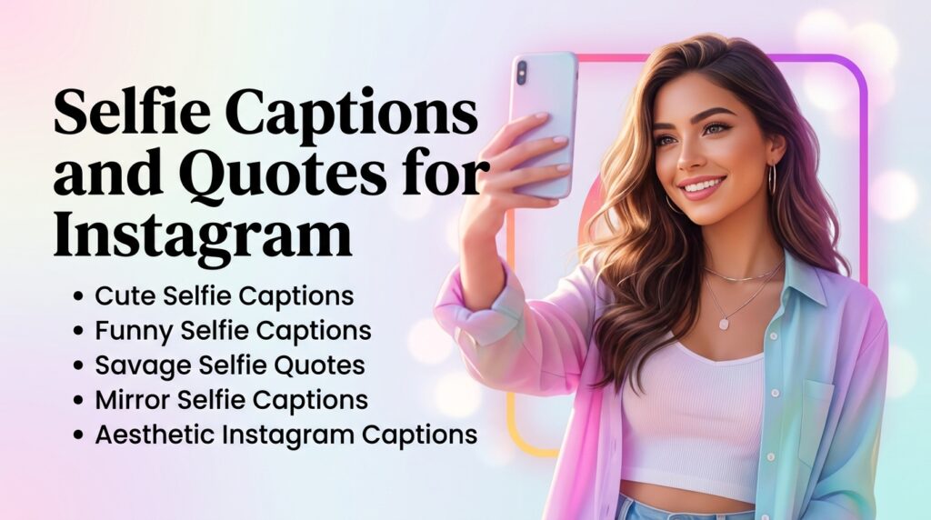 Selfie Captions and Quotes for Instagram