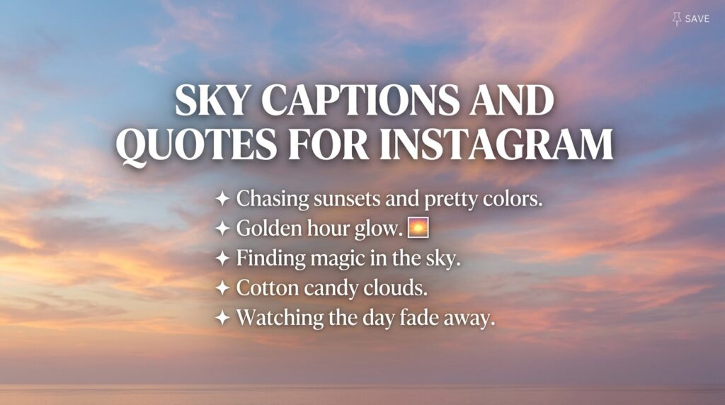 Sky Captions and Quotes for Instagram