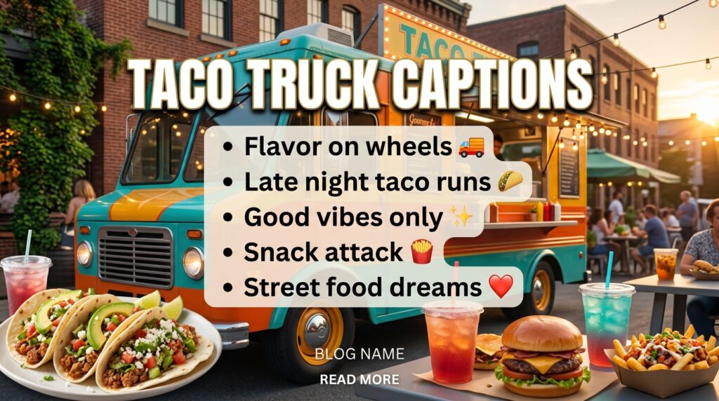 Taco Truck Captions