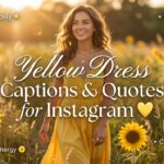 Yellow Dress Captions for Instagram