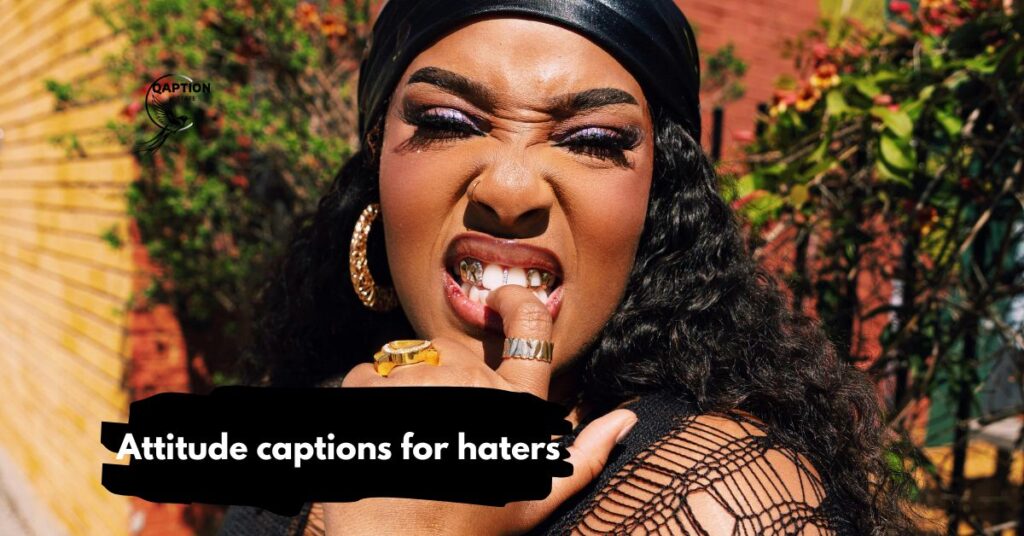 Attitude captions for haters