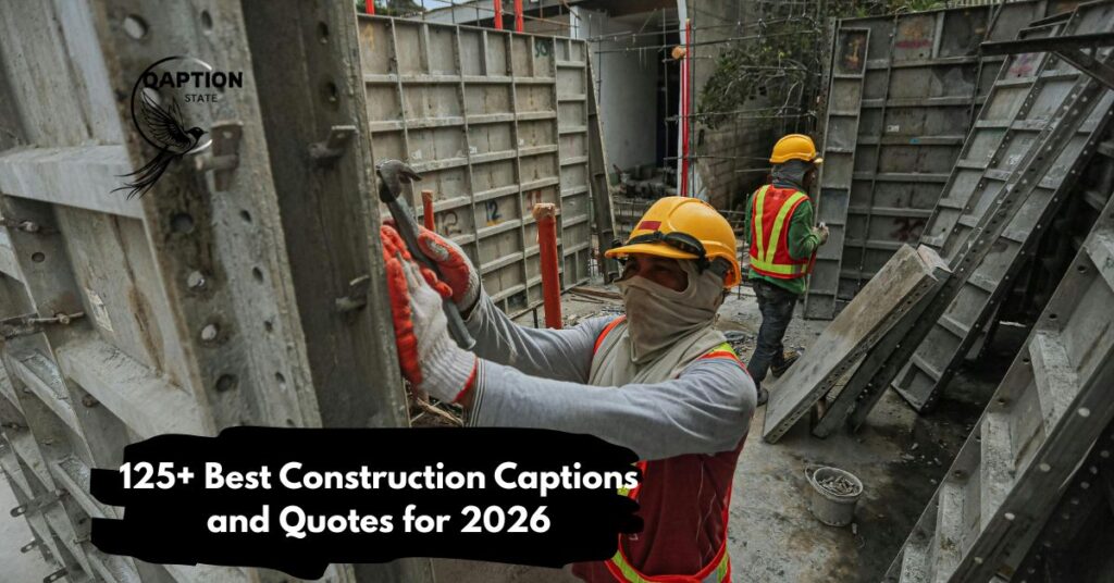 Best Construction Captions and Quotes for 2026