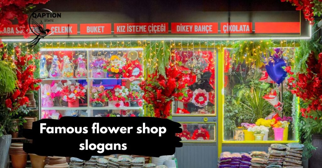 Famous flower shop slogans