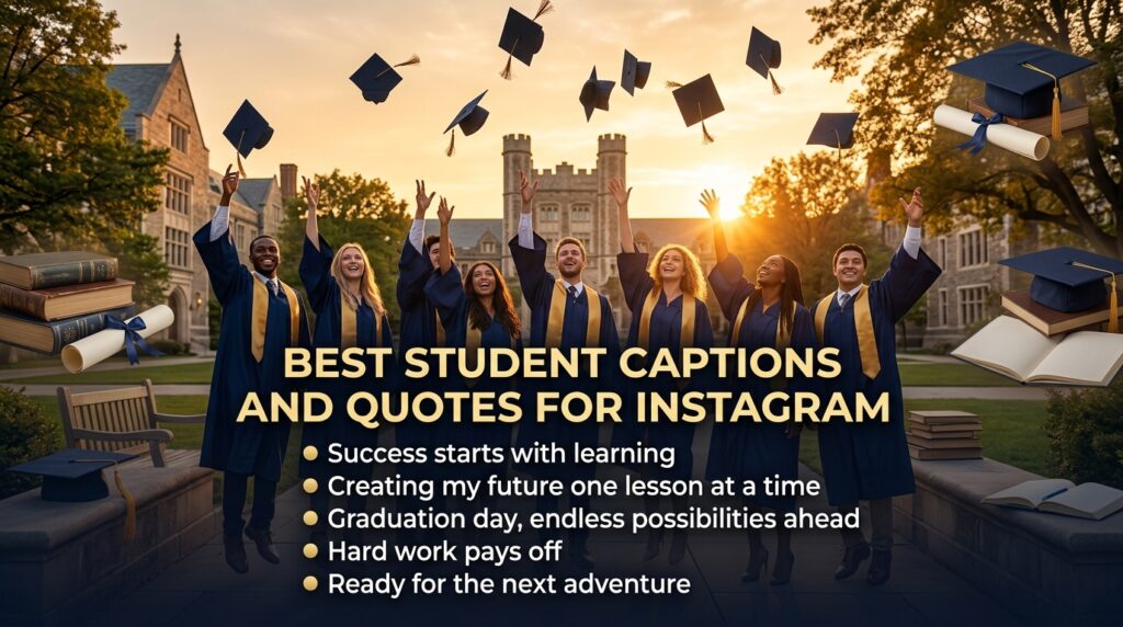 Motivational Student Captions for Instagram