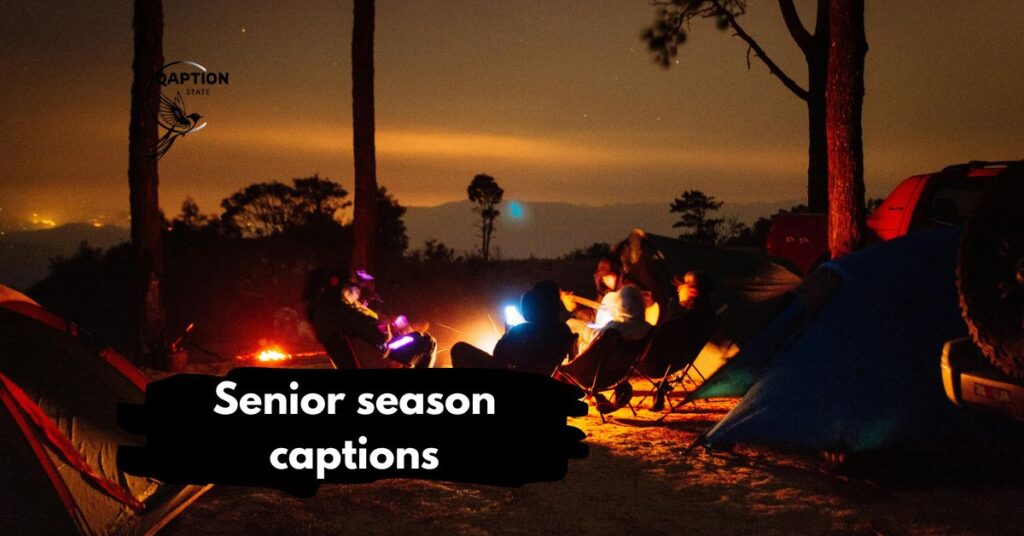 Senior season captions