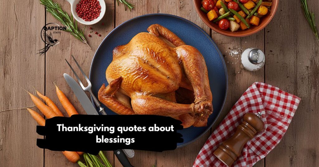 Thanksgiving quotes about blessings