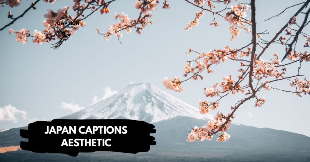 Japan captions aesthetic