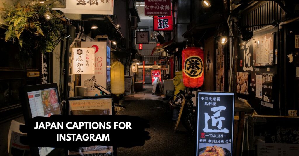 Japan captions for instagram
