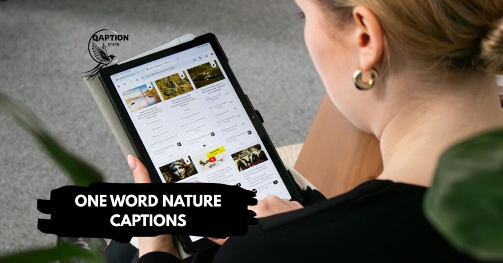 One word nature captions