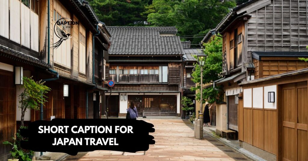 Short caption for Japan travel