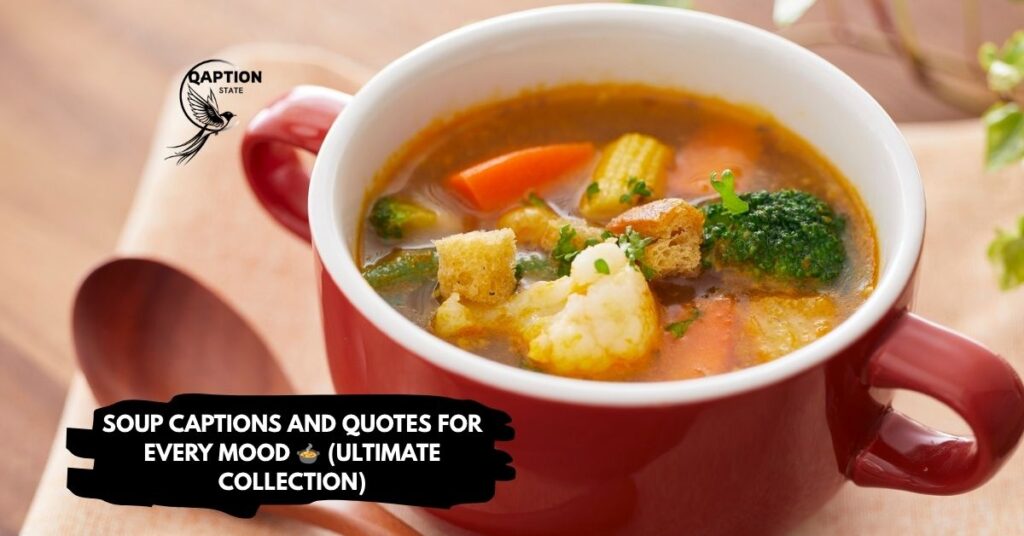 Soup Captions and Quotes for Every Mood 🍲 (Ultimate Collection)