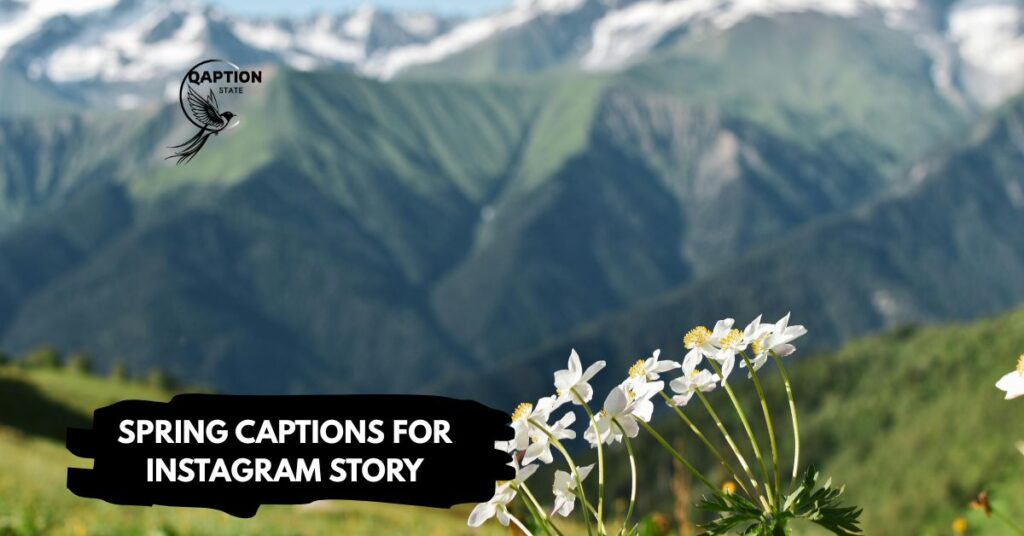 Spring captions for instagram story