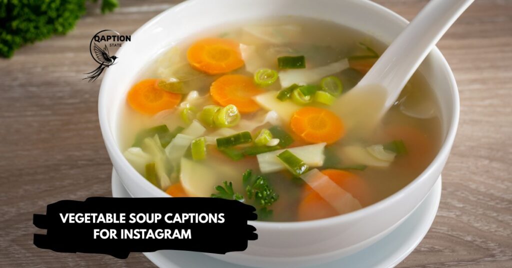 Vegetable soup captions for instagram